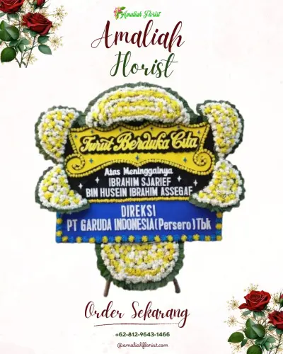 Papan Bunga Duka di Kiarajangkung